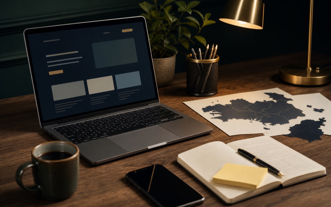 Préparation d'un projet digital avec carte locale